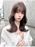 大人ガーリーなチョコレートカラーで韓国風