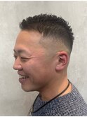 スキンフェード サイドパート