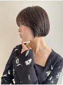 ミニボブ ショート 顔周りレイヤー 小顔 似合わせ