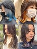 フルカラー＋インナーカラー＋髪質別1ステップトリートメントTR￥￥9900