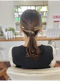 タイトヘアアレンジ