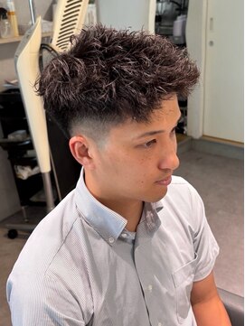 スイ(suiw) ショート無造作パーマ 【suiw】昭和町/天王寺/阿倍野