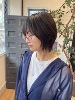 ヴィレッタ(VILLETA)&nbsp;ミディアムヘア/暗めカラー/グランマッシュ/大人ショート/南柏駅