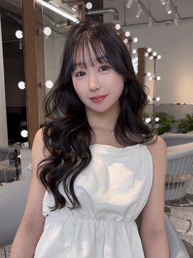 ロンドミラー 博多店(Lond Mirror) ミディアムヘア/暗めカラー/デザインカラー/グランマッシュ