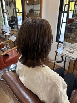 ロウスリー(Lowsly) くびれミディ×ミルクティーベージュカラー