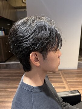 メンズココ メンズパーマ 韓国ヘア 日本橋店(MENS COCO) ナチュラルセンターパート