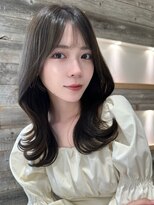 アイヴィー(IVY) レイヤーカット くびれヘア チャコールグレー 【肥田亜沙美】