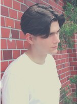 ジジバイワースホワイル(jiji by WORTH WHILE) 刈り上げセンターパートサーフカール波巻きツイストスパイラル