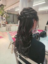 ハナココ 水戸店(hana Coco) ハーフアップ