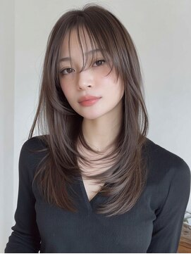 レリーアンテ 大阪梅田(Rely ante) ホワイトグレージュ/デジタルパーマ/チェリーブラウン/西梅田