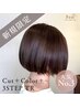 【人気No.3/上質カラー】カット＋カラー(白髪ボカシ可)＋3STEP TR/￥13500