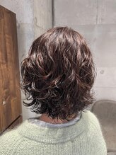 アブニール 柏東口店(AVENIR)&nbsp;朝楽ニュアンスパーマボブ×レイヤー