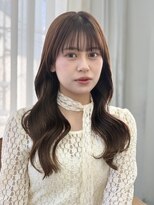 フォルテミラ(FORTE MILA)&nbsp;アッシュブラウン/ミディアムレイヤー/韓国巻き/顔周りカット