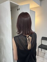 ガーランドウメダ(Garland umeda) レッドブラウン×大人ミディアムヘア