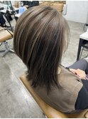 白髪ぼかしハイライト白髪ぼかしカラー池袋