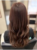 20代30代40代/ロング/ピンクブラウン/大船渡
