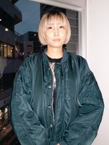 スティードアウェーク 立川北口店(Steed AWAYKE)&nbsp;layer BOB / otona high tone" light biege"【AWAYKE/立川】