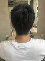 スーリール 福岡別府店(Sourire)&nbsp;アップバングショートビジネススタイル　メンズカット