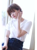 【四百倍スタイル】 シンプル×ナチュラルショート