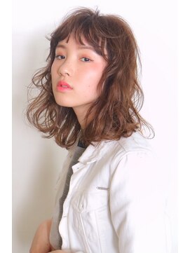 エディット トウキョウ(e.dit tokyo) ショートバング×ウエーブ/ACOスタイル