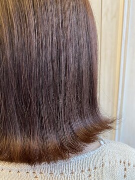 トリコ 梅田茶屋町店(trico) 春色カラーにナチュラル毛先ワンカール