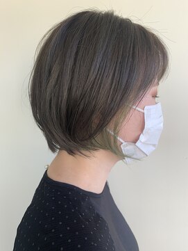 ラミール ヘアー ドレス(lamiell Hair Dress) ショートボブ伸ばしかけに/デザインカラー/似合わせカット