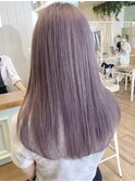 【坪井】ケアブリーチ×ラベンダーグレージュ