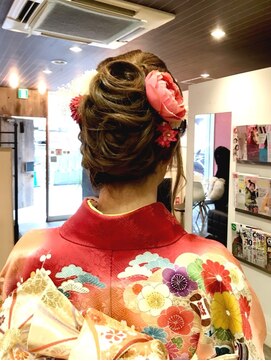 アビリティ ヘアー(ability hair) 和装 成人式 フェミニンアップスタイル