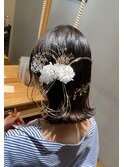 ◎アップスタイル アレンジ×肩ラインボブ