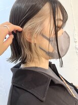 センスヘア(SENSE Hair)&nbsp;インナーカラーが映える切りっぱなしボブ☆