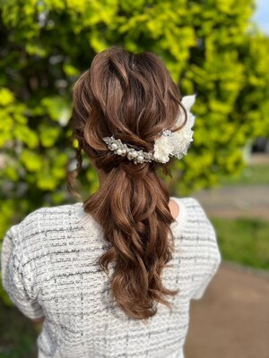 【中州/博多★セット専門店】ヘアセット1300円～◎大切な日のヘアセットを格安でオシャレに*お得クーポン有