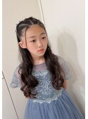 子供キッズロングヘア★人気キッズイベントヘアセット発表会♪