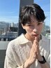 【全員カット＋曲がる縮毛矯正アウトライン＋ロイヤルTr ￥14000#メンズ