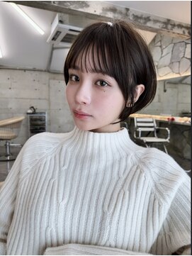 サイン 渋谷(SIGN) タッセルボブレイヤーカットグレージュブリーチ無し