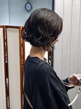 メゾン ノエラ(Maison Noella) 【時短×おしゃれ◎】丸みショートボブ×ニュアンスパーマ