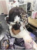 ツインお団子ヘア