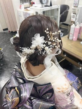 エヌエービー 池袋店(N.A.B.) ツインお団子ヘア