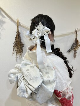 ルヴェール 本店(LeVert) 成人式◎編み下ろしヘアセット