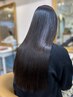 【田邉指名限定】美髪縮毛矯正＋カット＋最新リンゴ幹細胞システム髪質改善Tr
