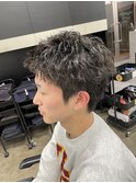 スパイキーショートパーマ