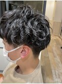 メンズパーマ　ナチュラルパーマ