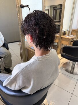 アイズ 海老名(AIZU) ウルフパーマ サーフカール メンズパーマ スパイラルパーマ 眉毛