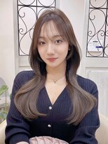 ミニョン(& mignon) 韓国ヘア/マットベージュ/縮毛矯正履歴あり