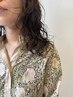 【涼感UP】似合わせパーマ+透け感カラー