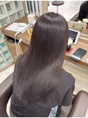 髪質改善カラーでラベンダーグレージュ