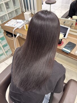 アッシュ 下北沢店(Ash) 髪質改善カラーでラベンダーグレージュ