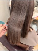 艶ブラウン×髪質改善