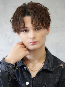 リトバイトゥルークリエイション 大宮(Re:to by True Creation) 【大宮メンズ】ハーフアップバング×波巻きスパイラル