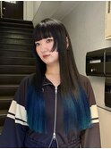 【paaqイズミ】エンドカラー/デザインカラー/裾カラー