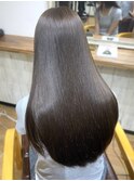 こっくりカラー/髪質改善ストレート